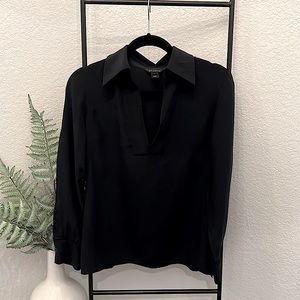 Black St. John blouse